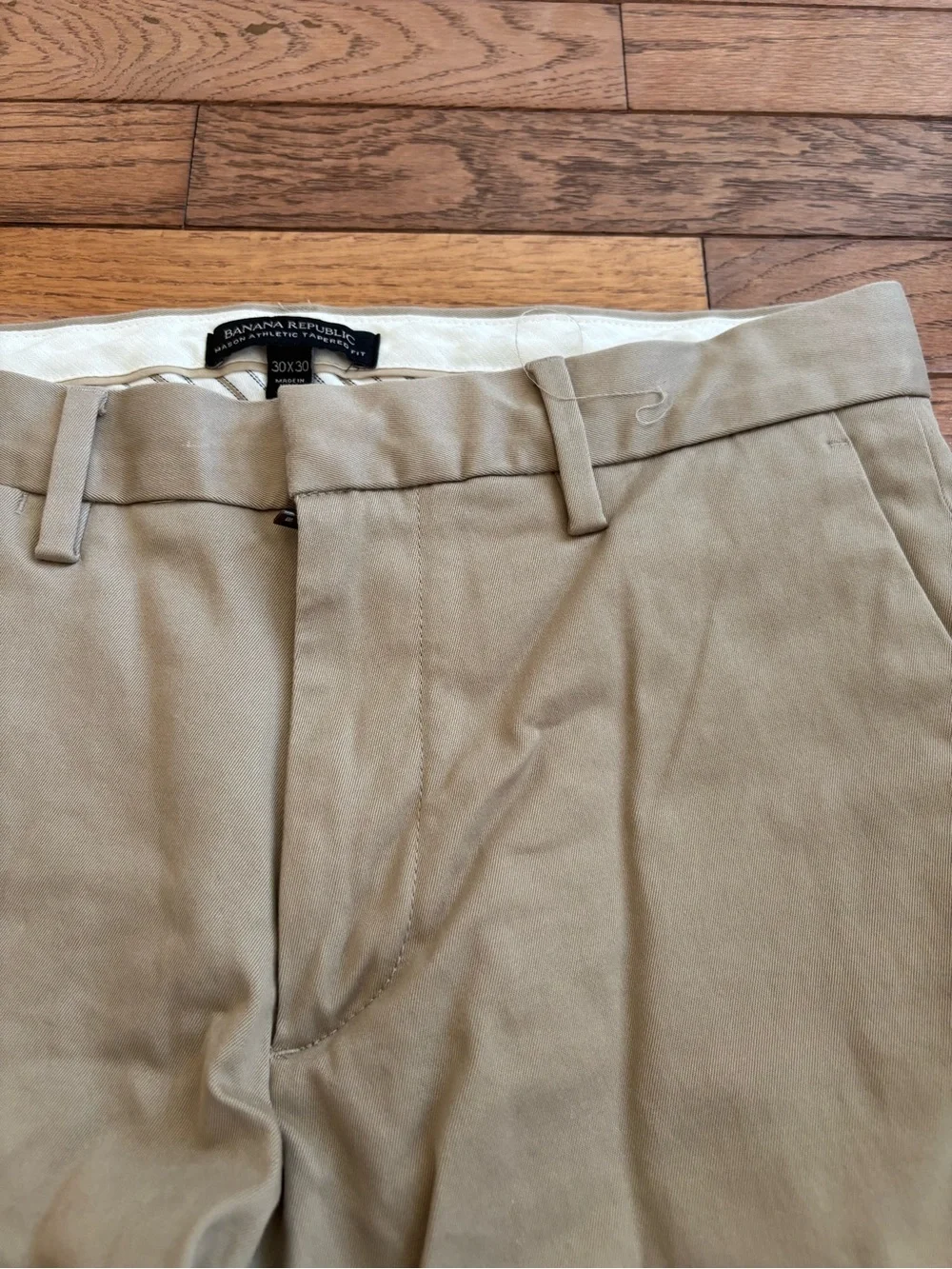 Banana Republic Men's Khaki Chino Pants - Light Tan